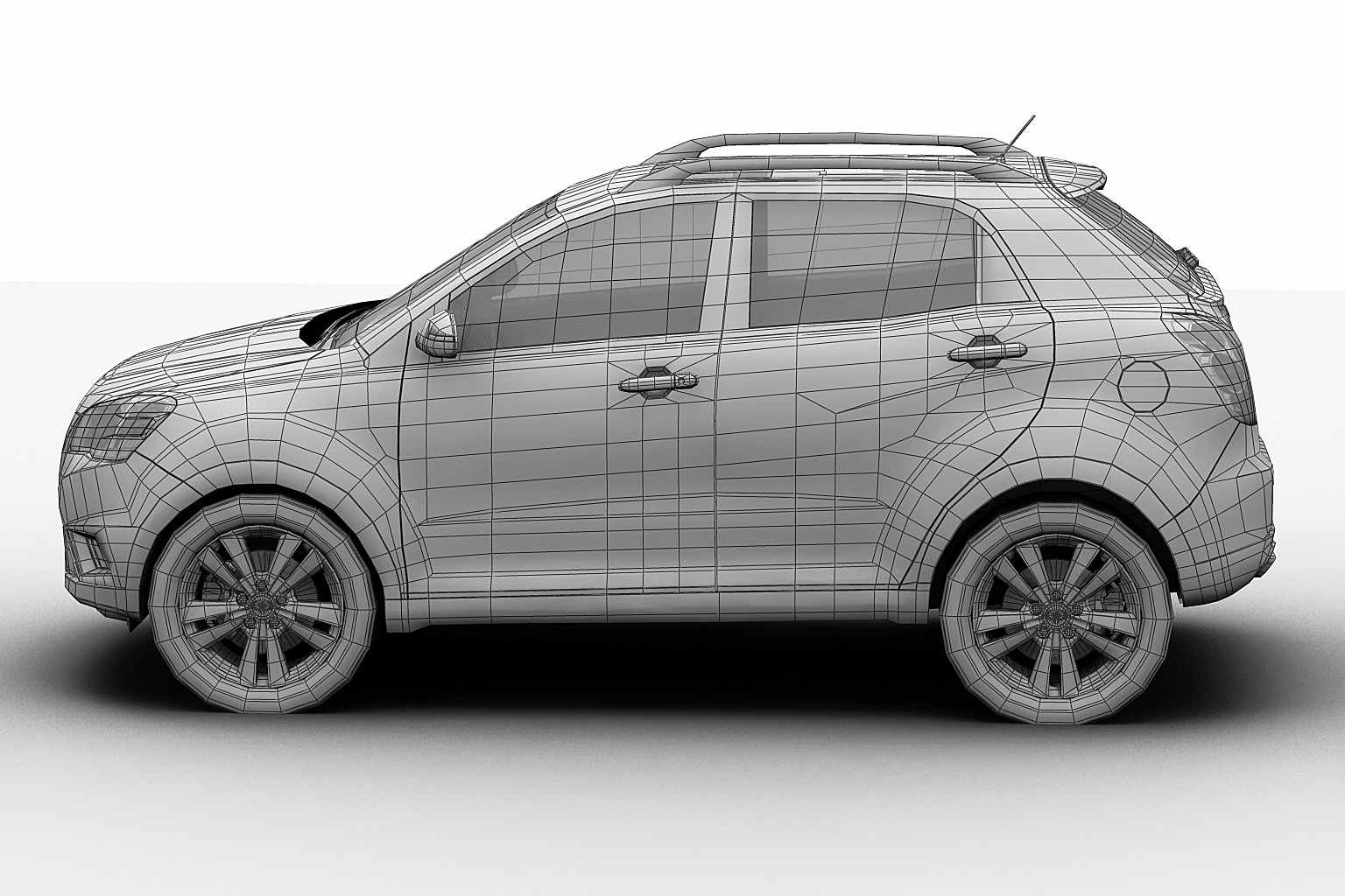 2012 Ssangyong Korando 3D model_9