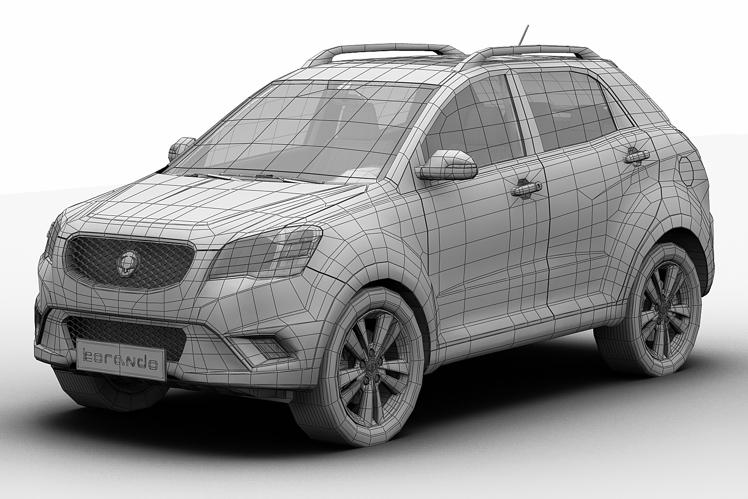 2012 Ssangyong Korando 3D model_8