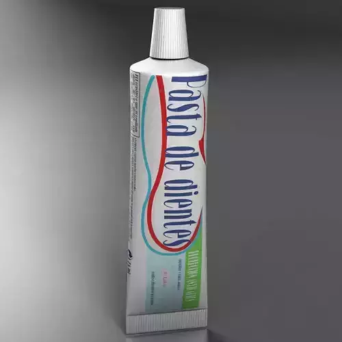 Toothpaste tube 3D model