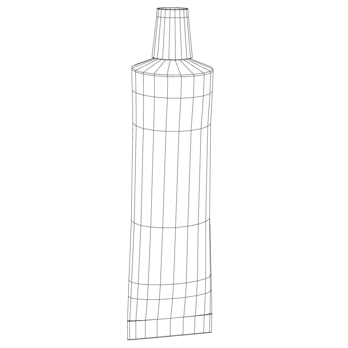 Toothpaste tube 3D model_6