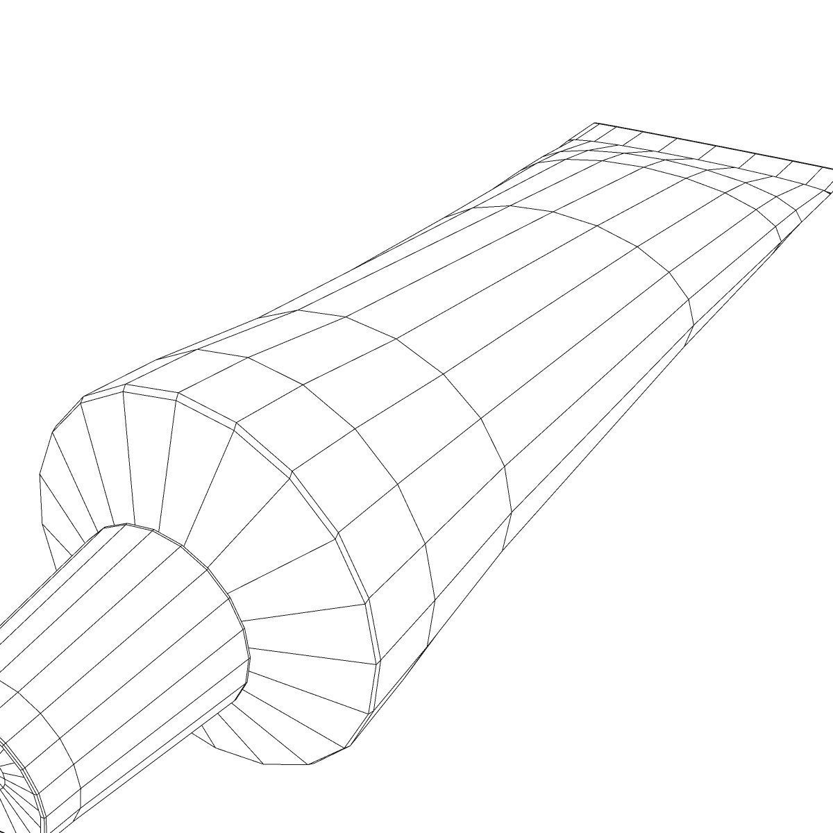 Toothpaste tube 3D model_13