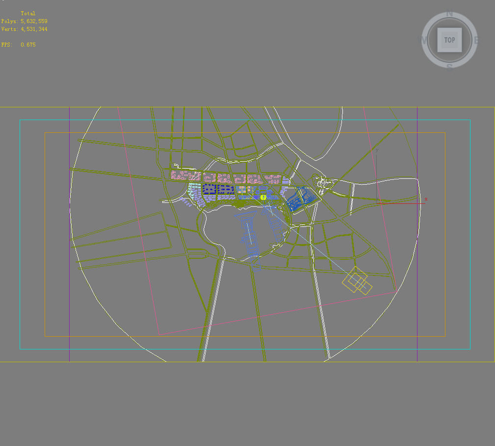 Architecture skyline of city in minecraft 3D model_1