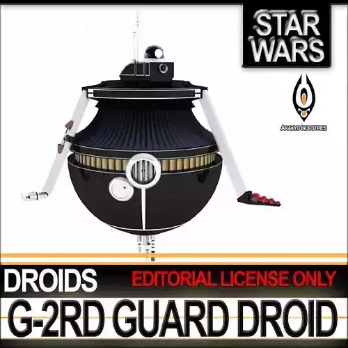 G-2RD Guard Droid Star Wars 3D model