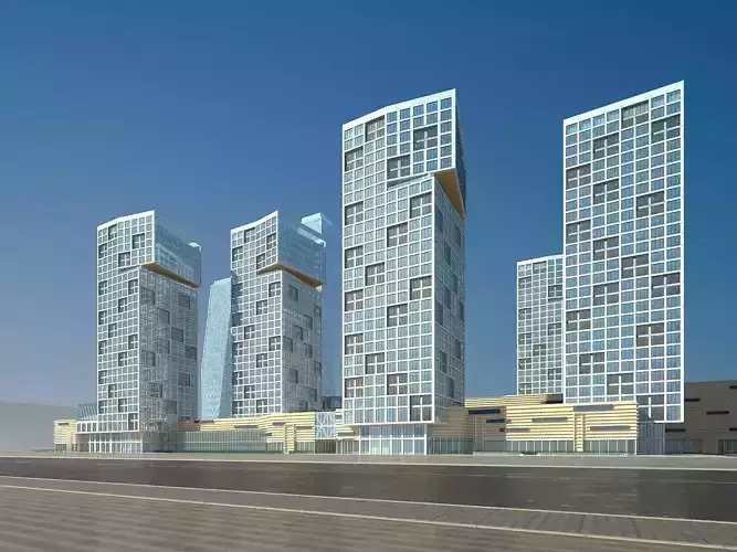 Architecture skyscrapers in kazakhstan