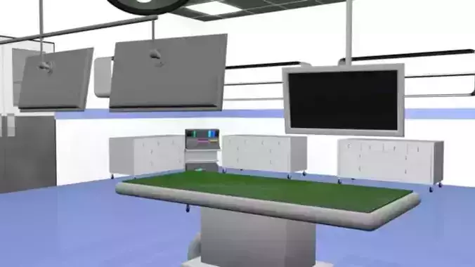 HIGH TECH HOSPITAL OPERATION ROOM 3D model
