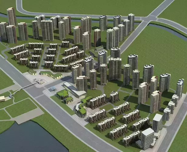 Architecture residential complex