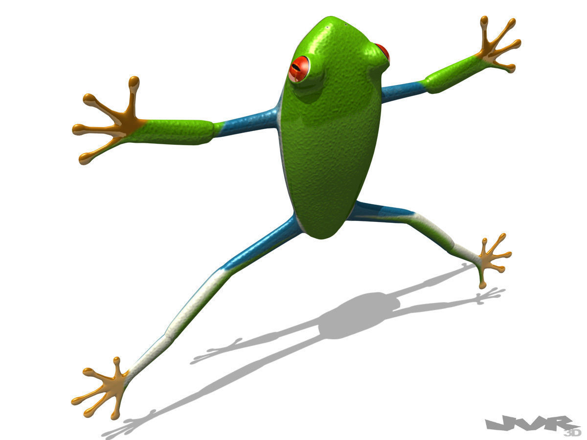 Agalychnis Callidryas - Tree frog 3D model_5