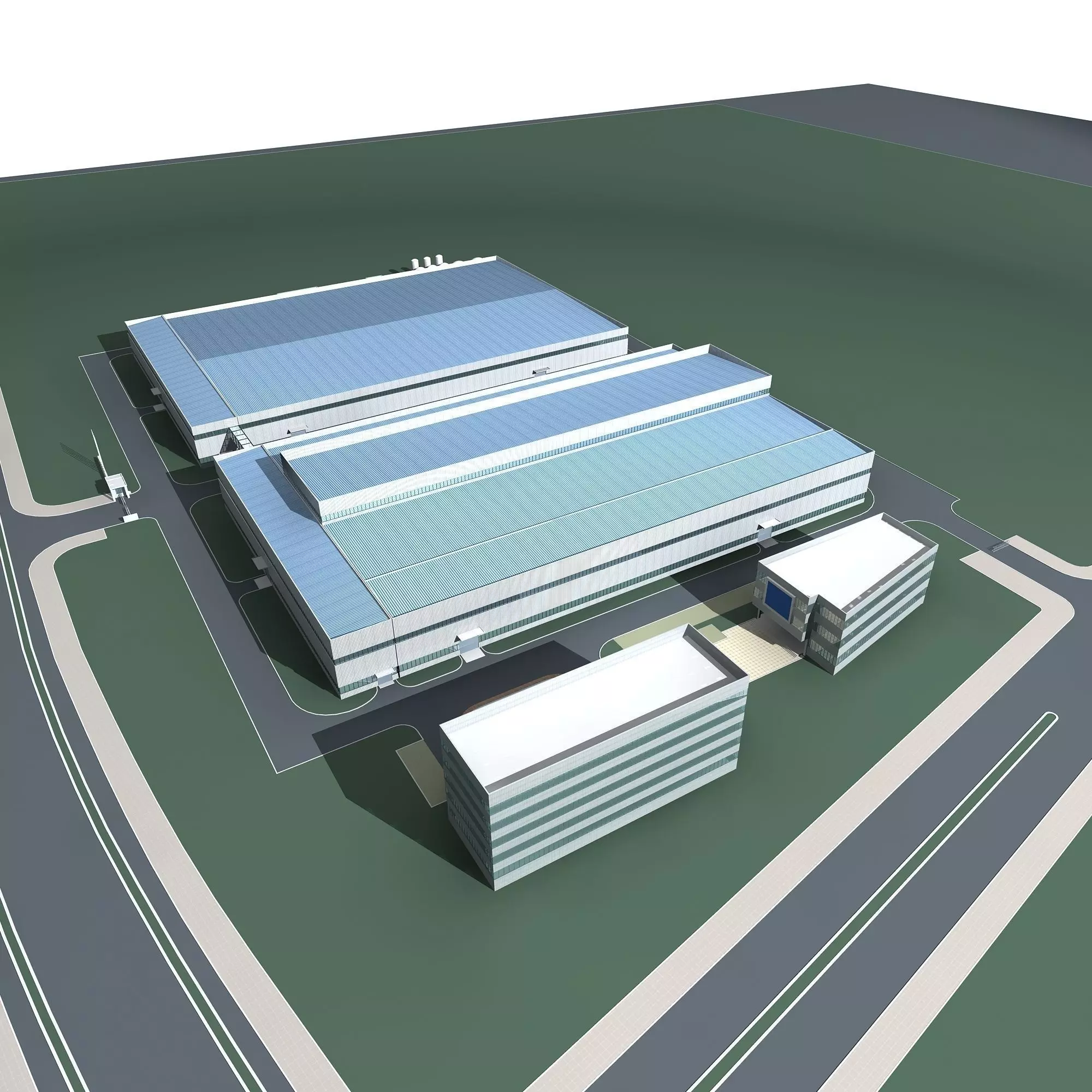 Industry Building 3D model