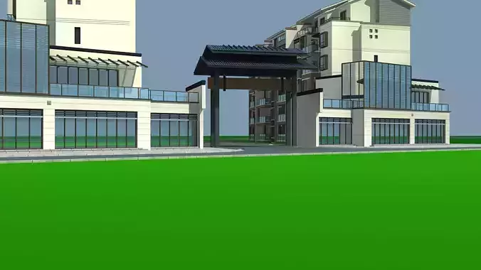 Architecture residential building