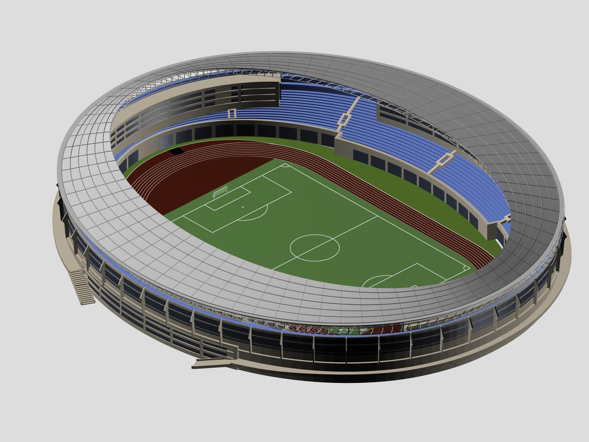 Grand Stadium 3D model_1