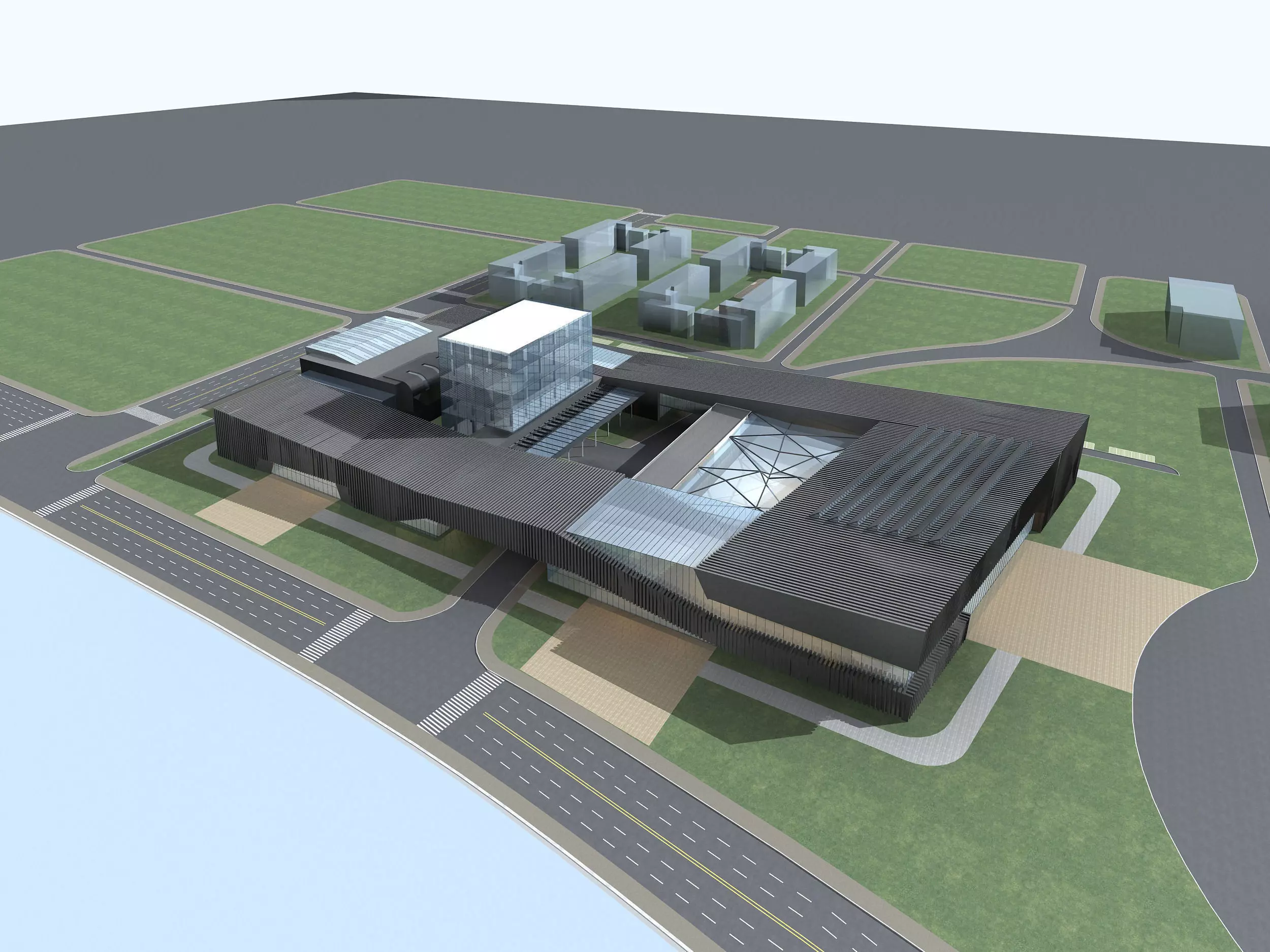 Museum Building 3D model_0