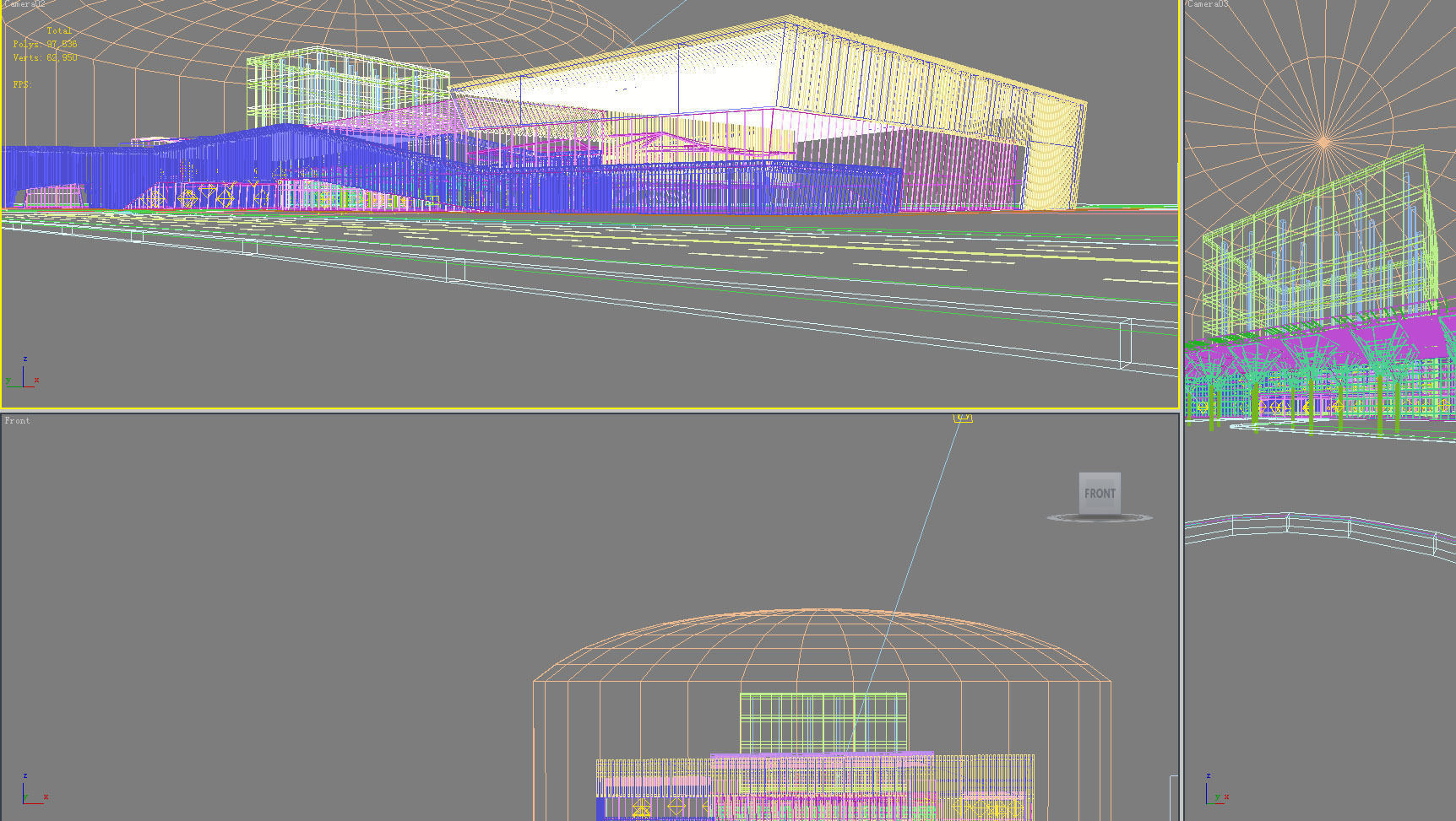 Museum Building 3D model_1