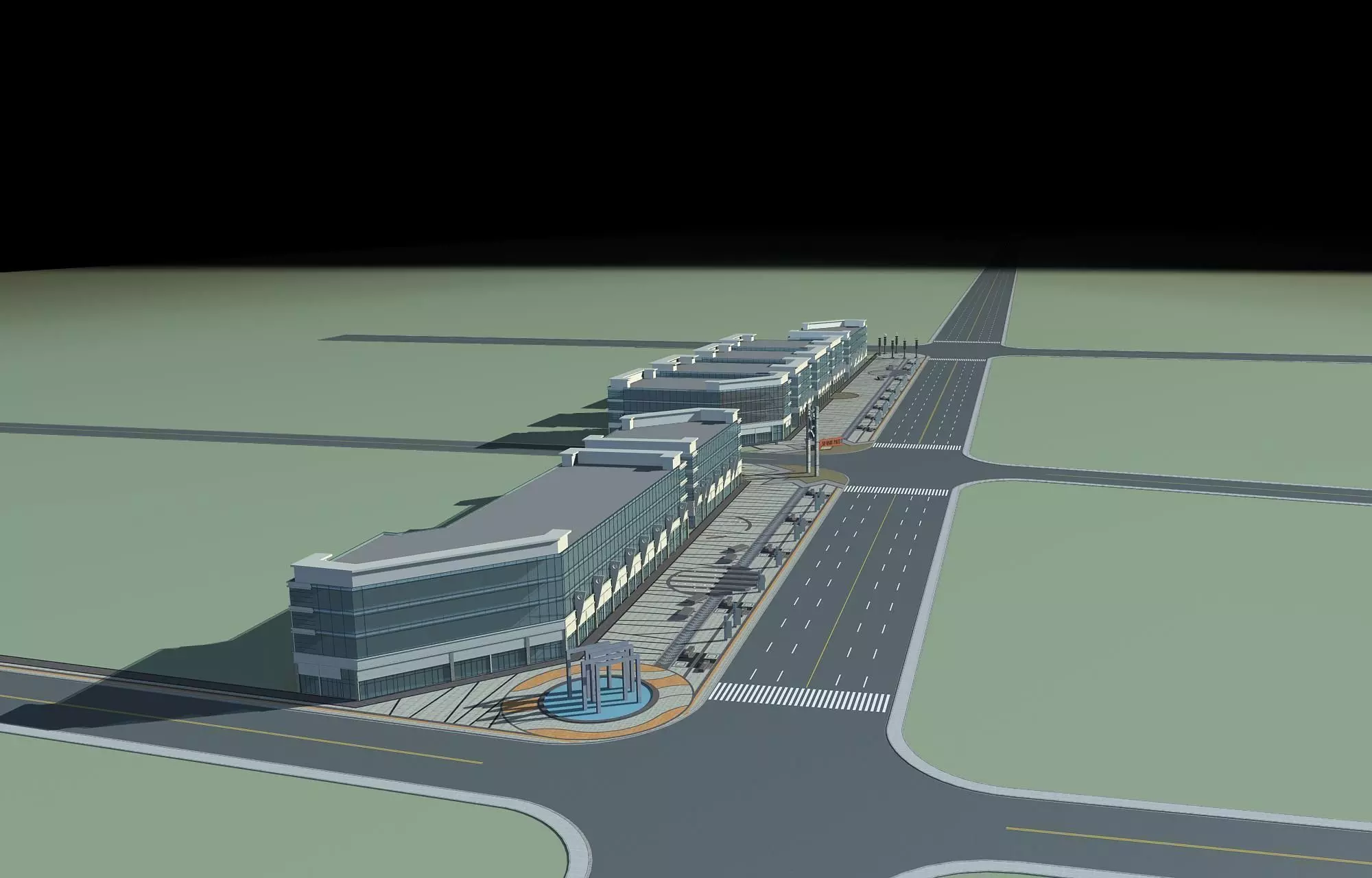 Architecture building 3D model_0