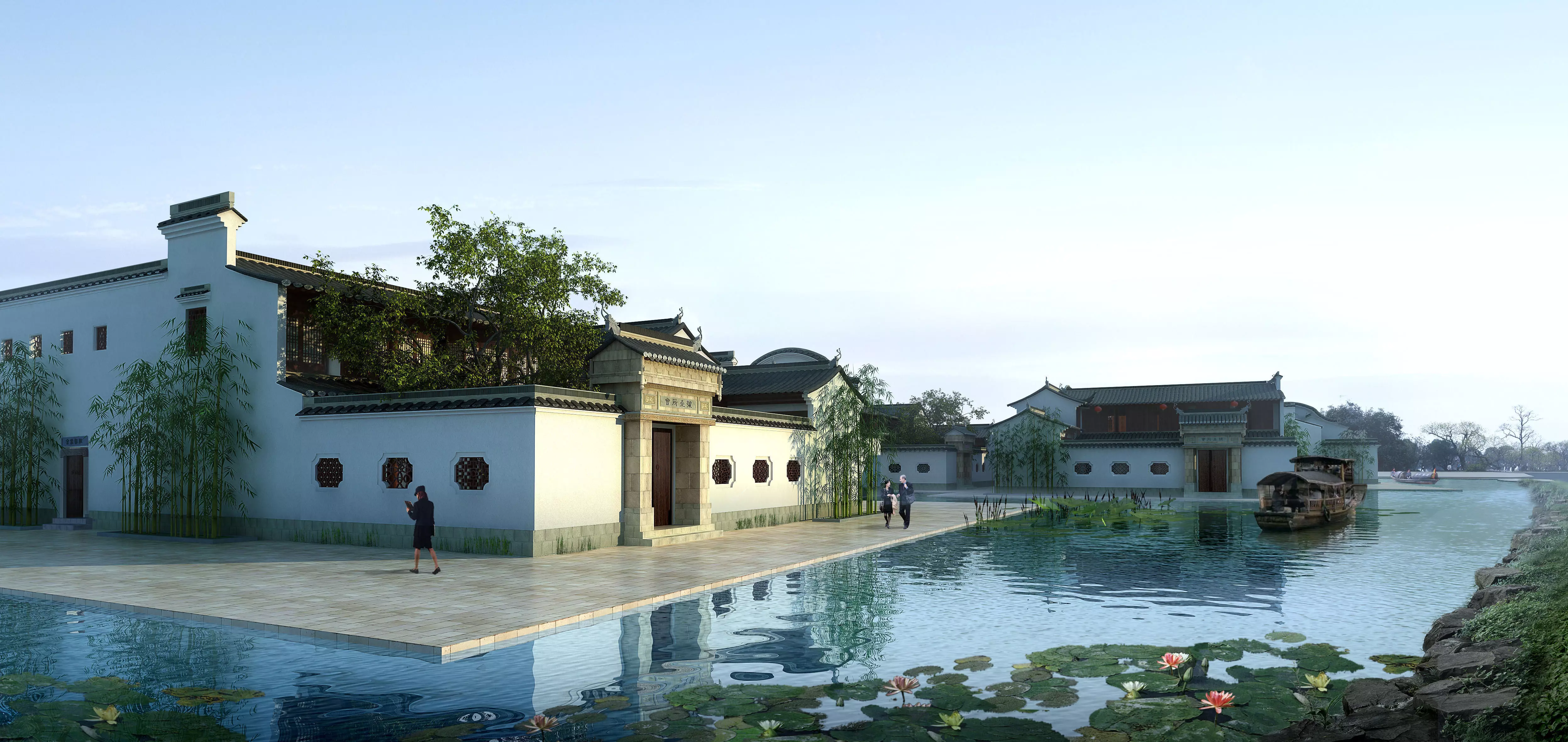 Chinese Style Architecture 3D model_0