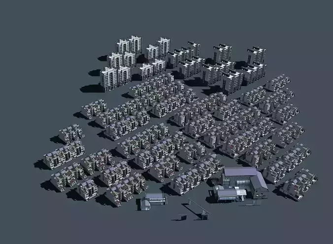 Architecture number of buildings