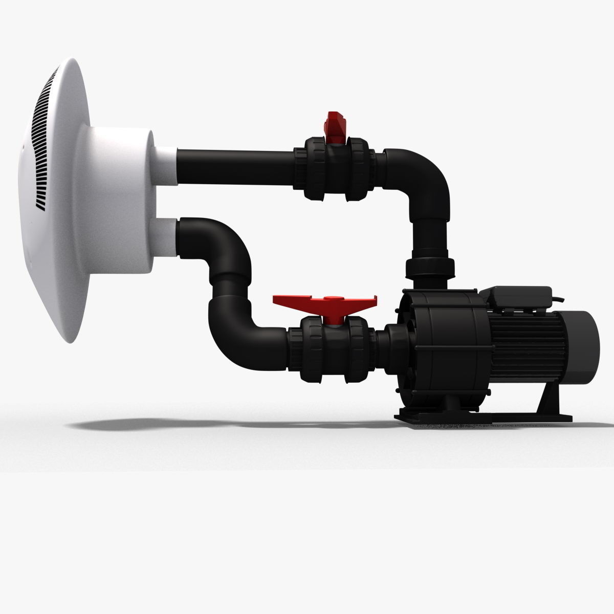CounterFlow water pump 3D model_1