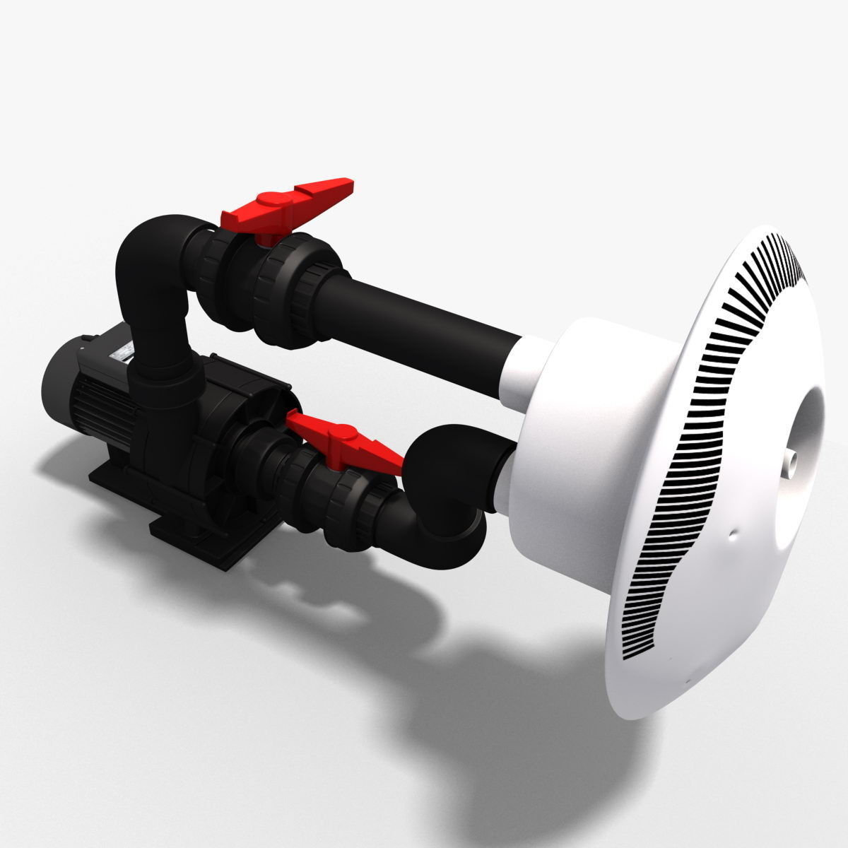 CounterFlow water pump 3D model_5