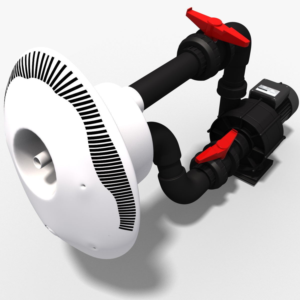 CounterFlow water pump 3D model_2