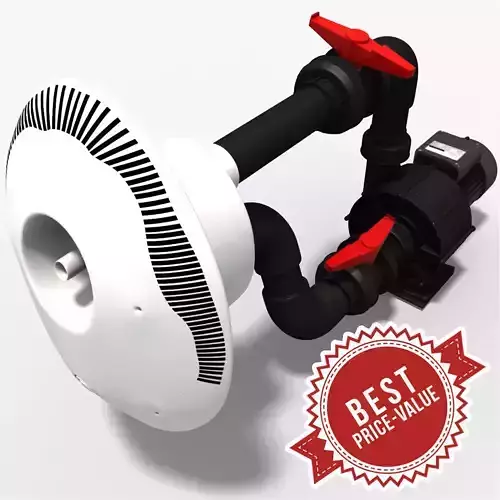 CounterFlow water pump 3D model CounterFlow water pump 3D model