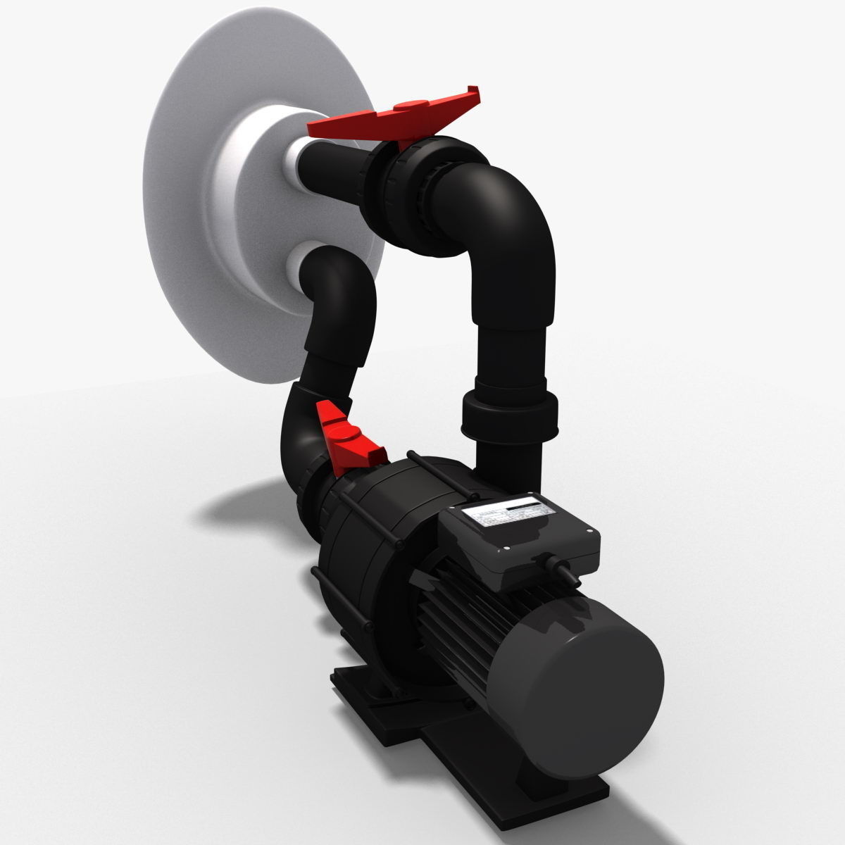 CounterFlow water pump 3D model_4