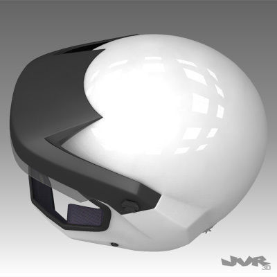Rally Car Helmet 2 3D model_7