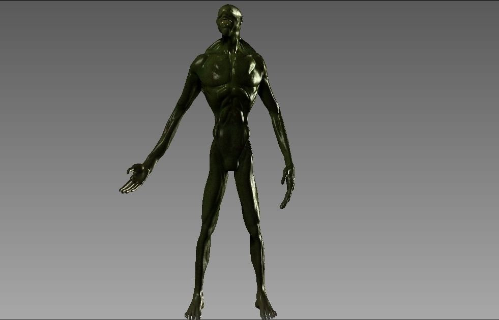 Guardian beast of the caves 3D model_1