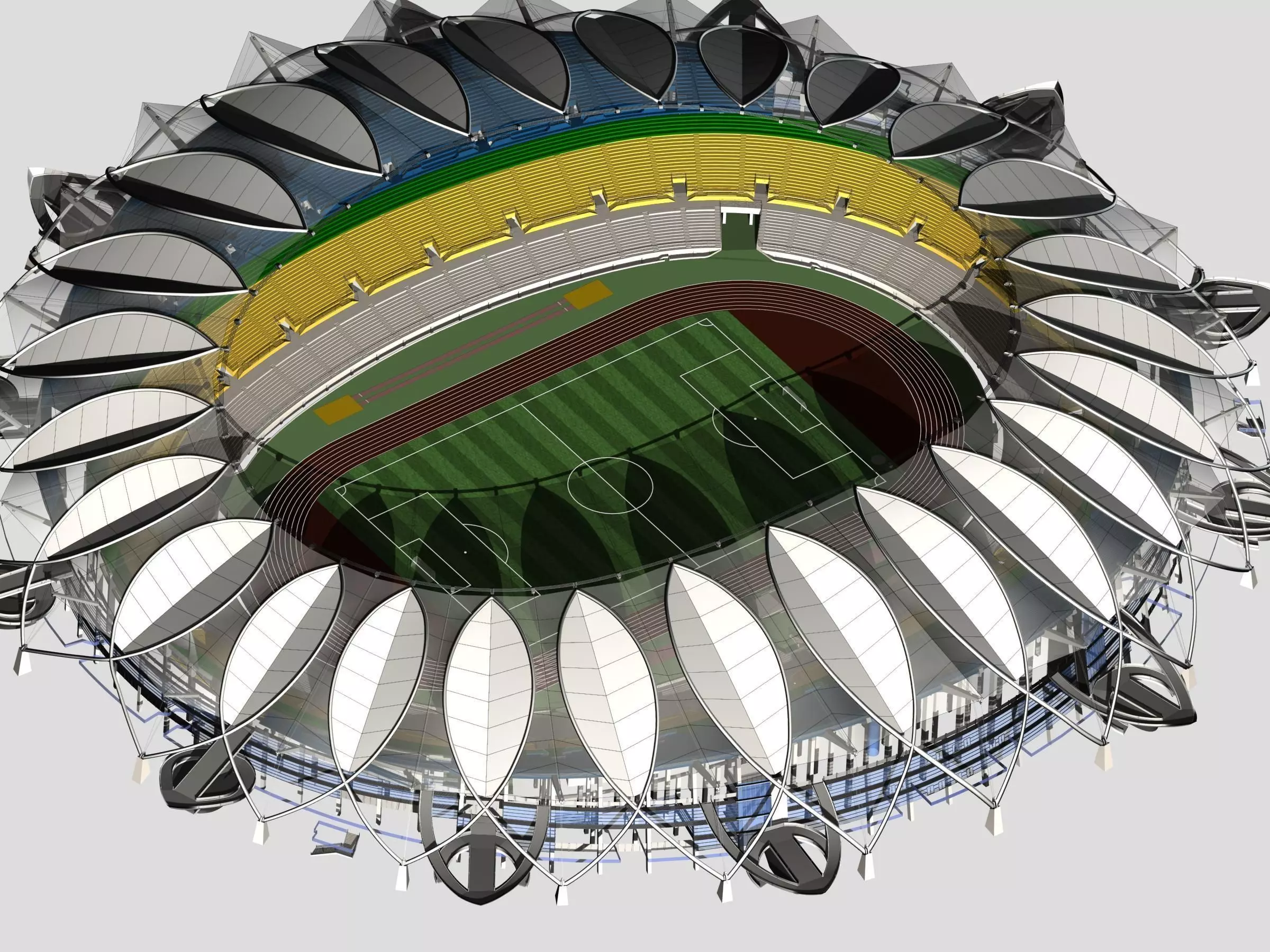 Grand Stadium 3D model_0