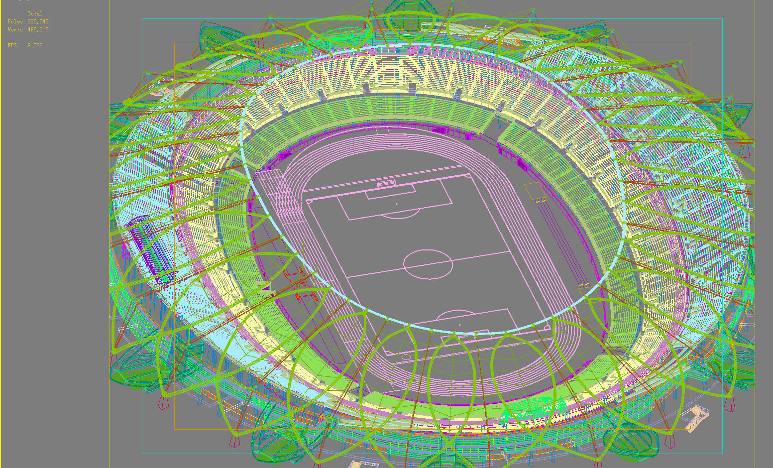 Grand Stadium 3D model_2