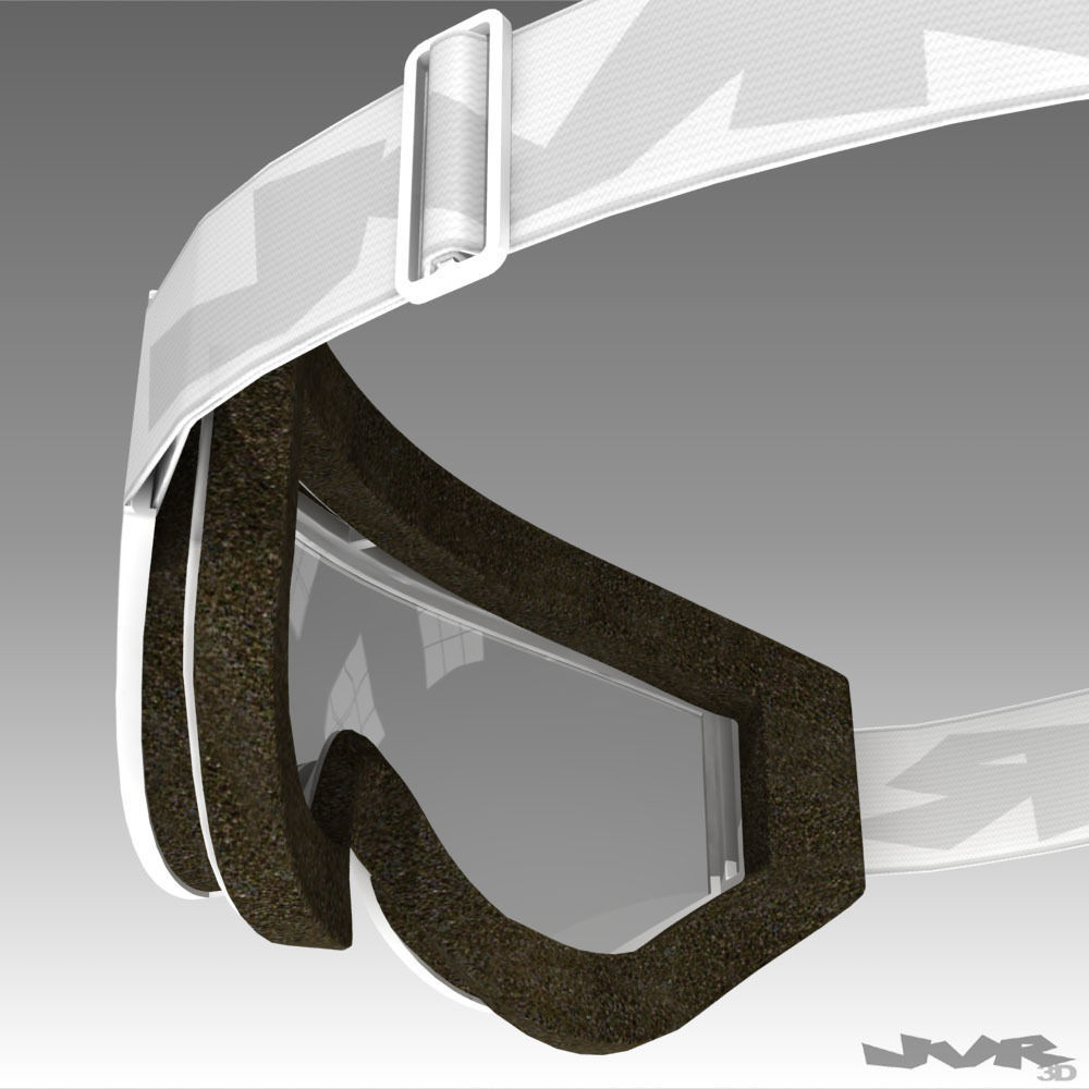 Generic Motocross Goggles 3D model_3