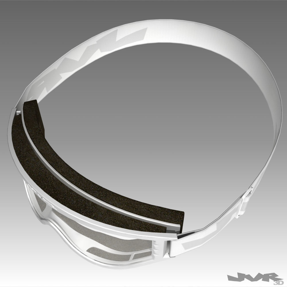 Generic Motocross Goggles 3D model_4