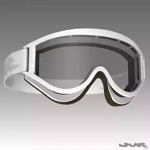 Generic Motocross Goggles 3D model Generic Motocross Goggles 3D model