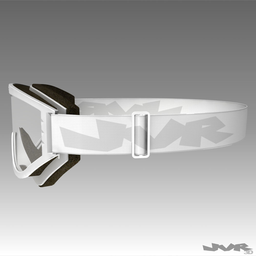 Generic Motocross Goggles 3D model_2