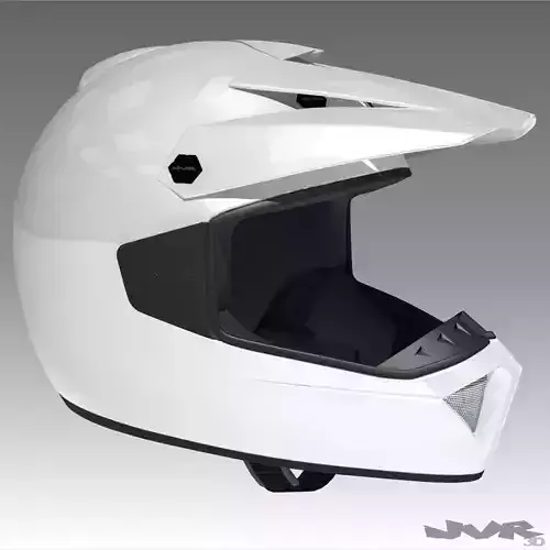 Generic Motocross Helmet 3D model