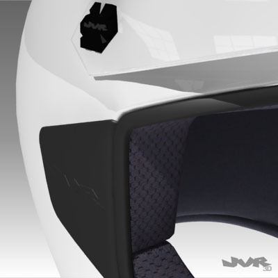 Generic Motocross Helmet 3D model_5