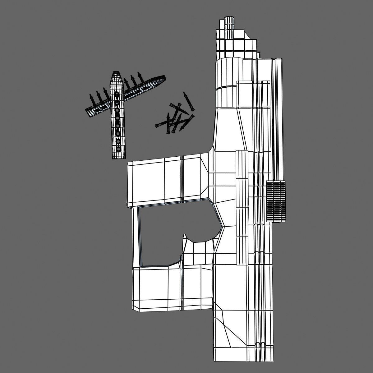 Hilti DX 450 3D model_11