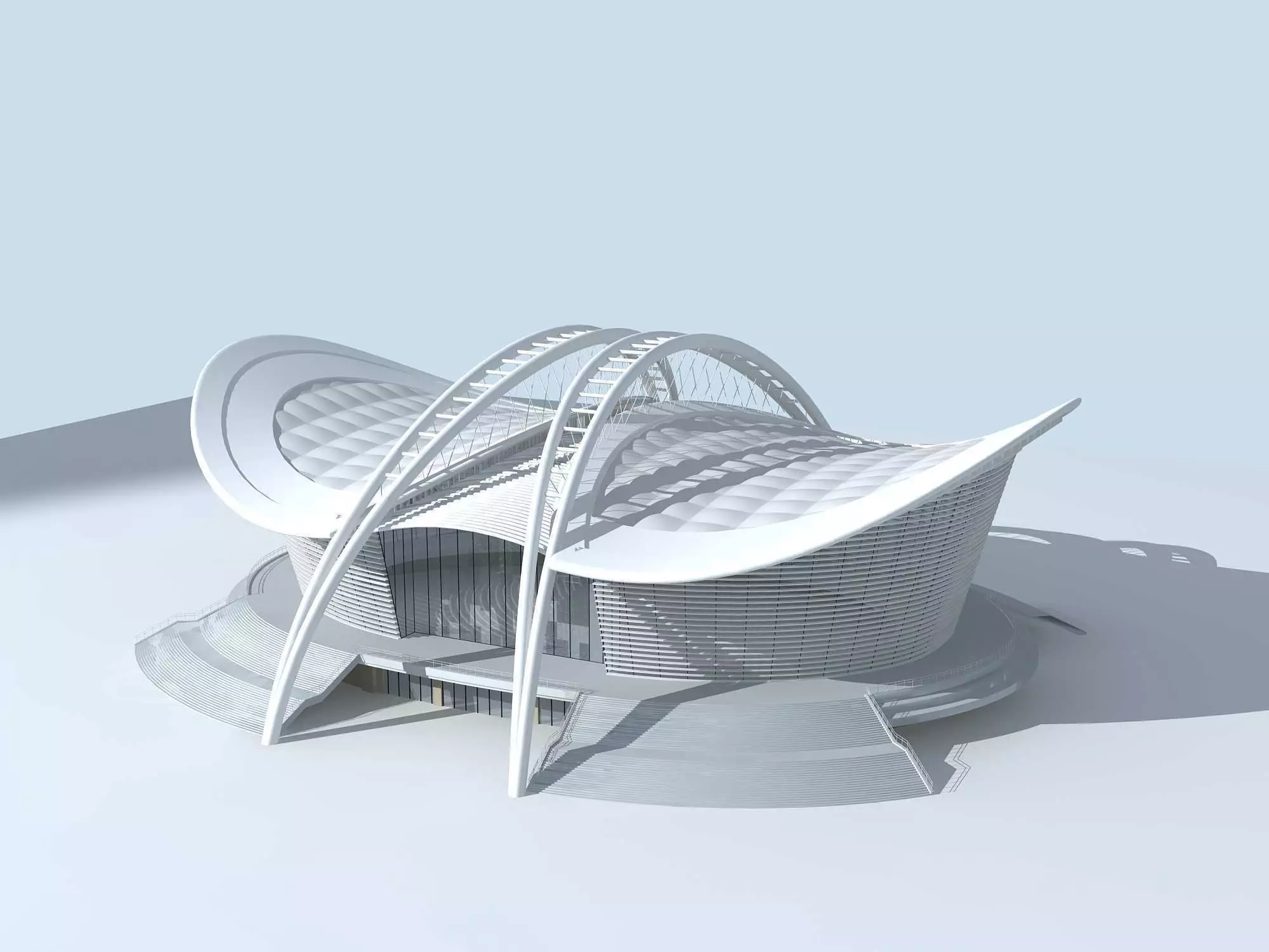 Grand Stadium 3D model_0