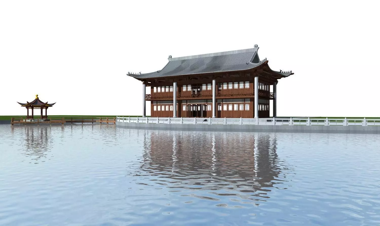 Chinese Style Architecture 3D model