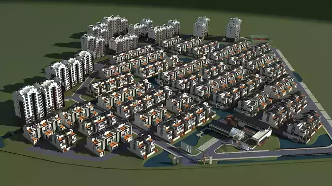 Architecture residential complex