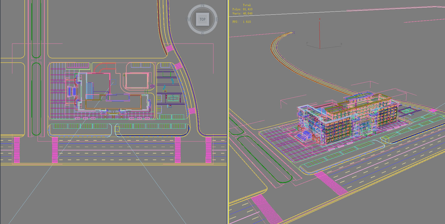 Architecture building 3D model_1