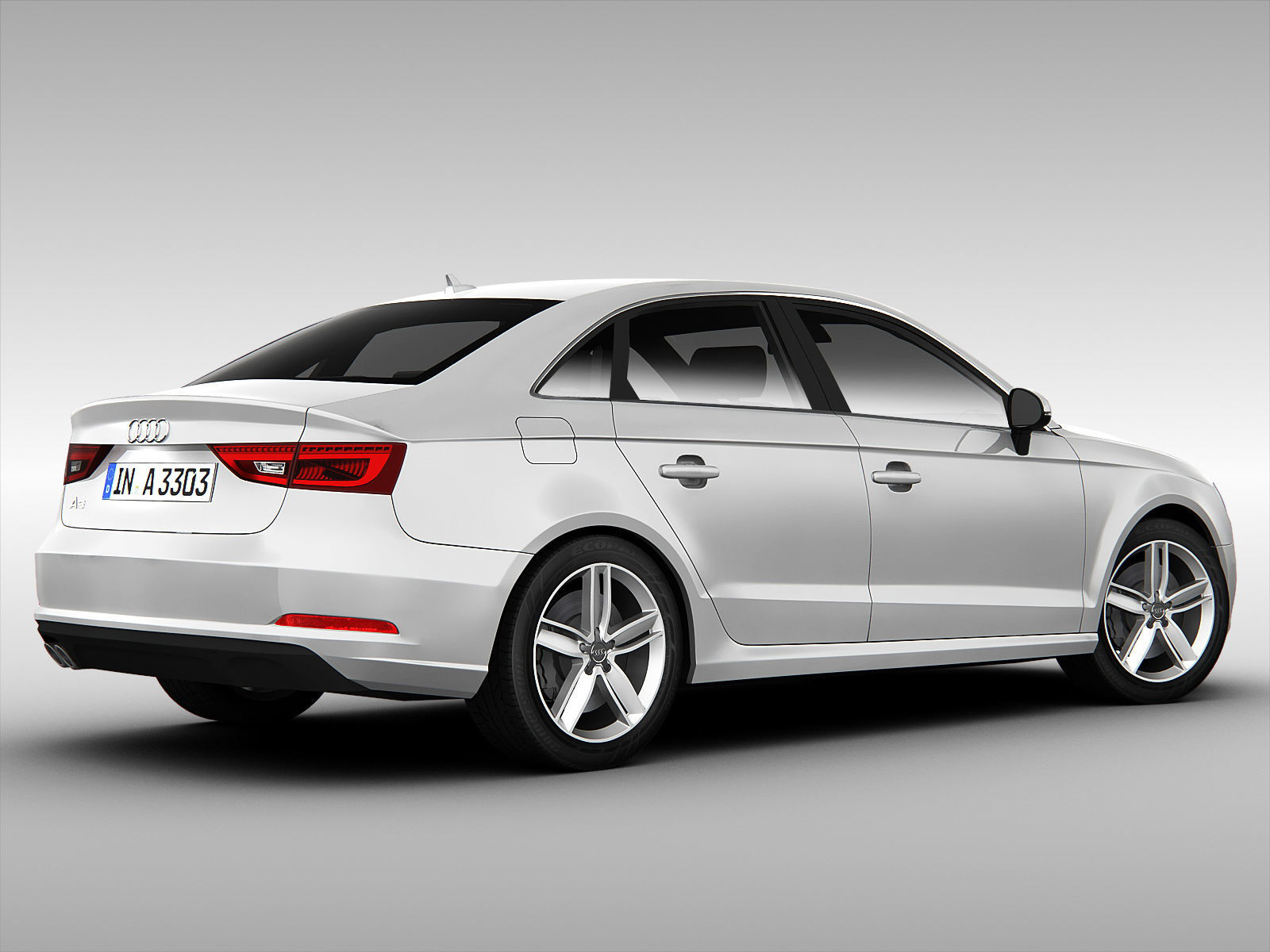 Audi A3 Sedan 2014 3D model_2