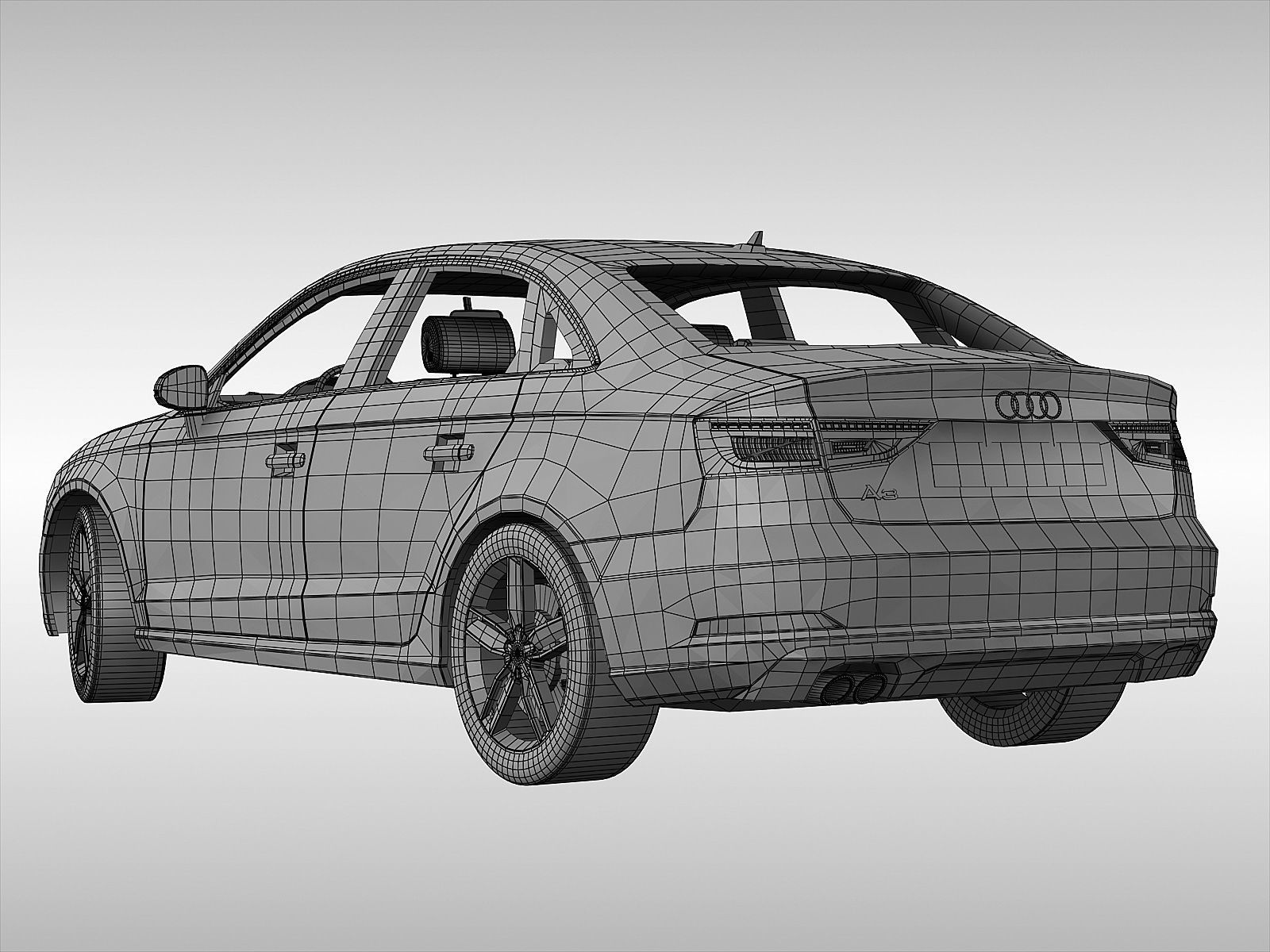 Audi A3 Sedan 2014 3D model_8