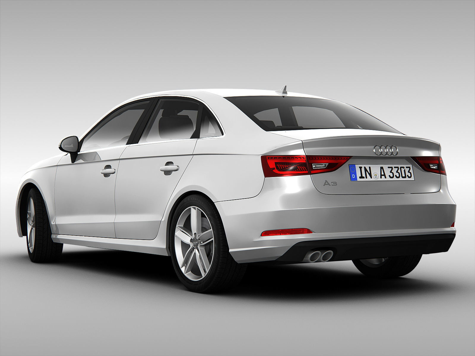 Audi A3 Sedan 2014 3D model_1