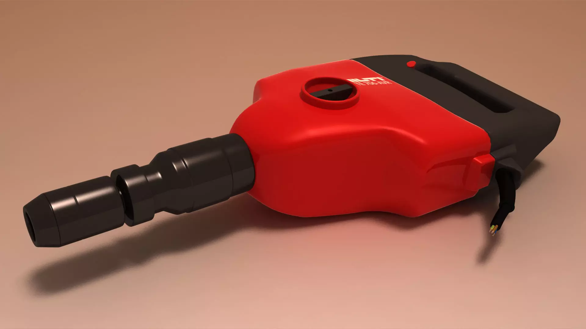 Hilti TE 706 - Chipping hammer 3D model_0