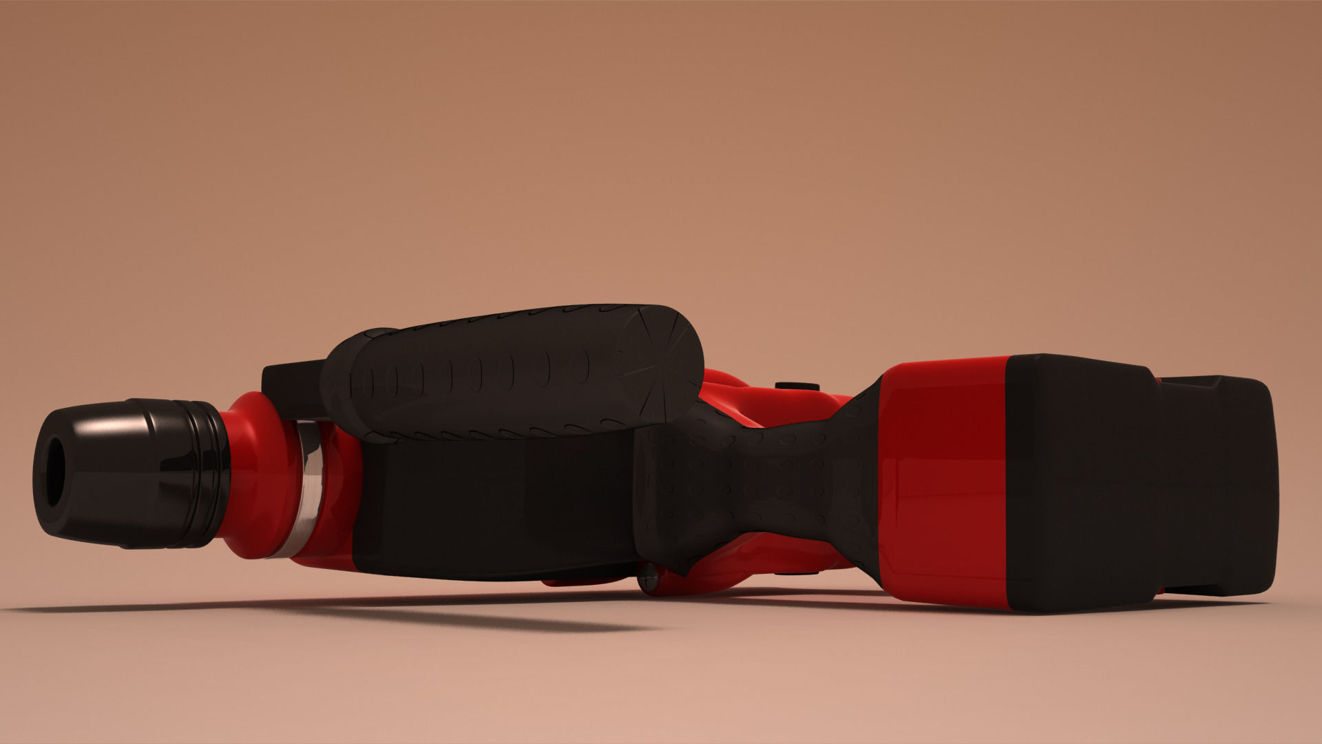 Hilti TE2A battery drill 3D model_3