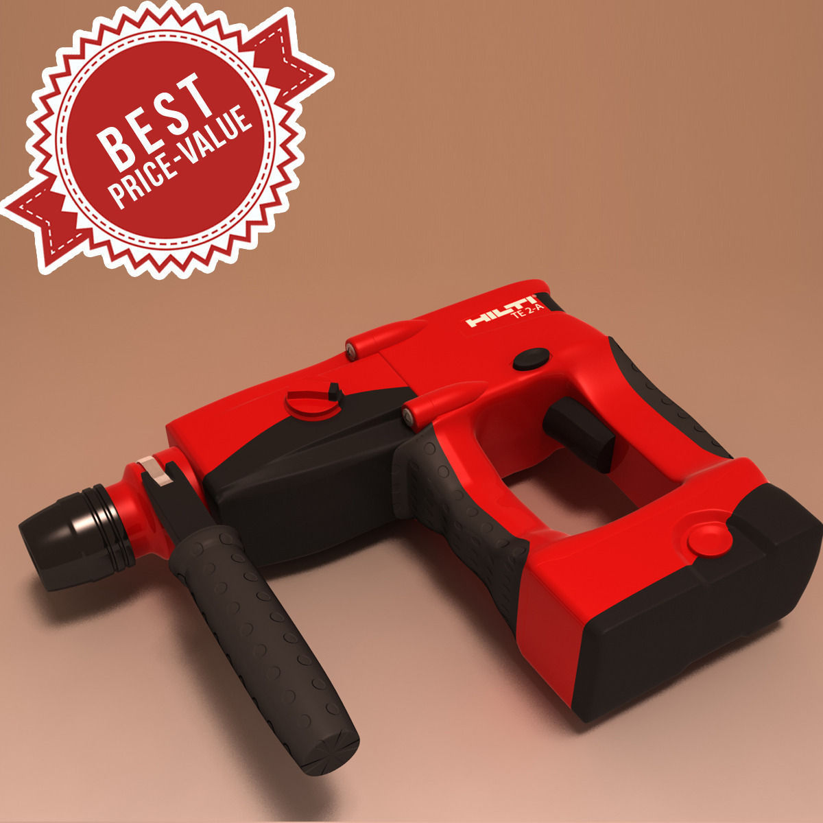 Hilti TE2A battery drill 3D model_6