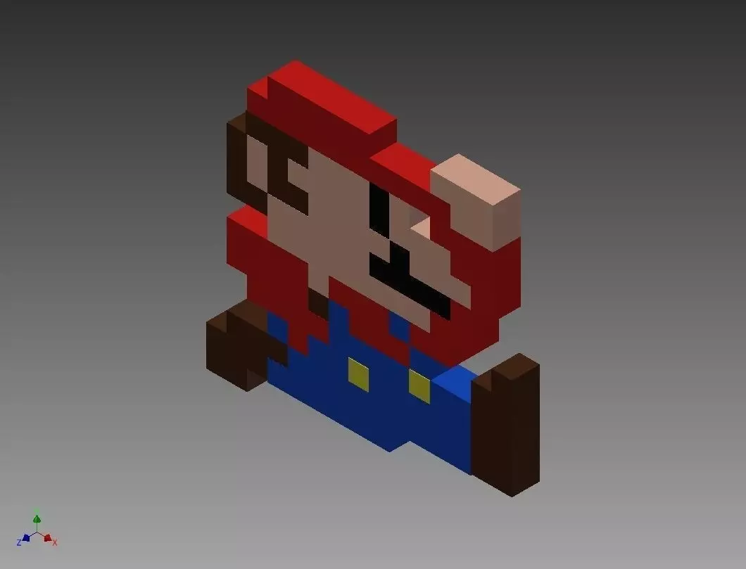 Mario nintendo bros Free 3D print model_0