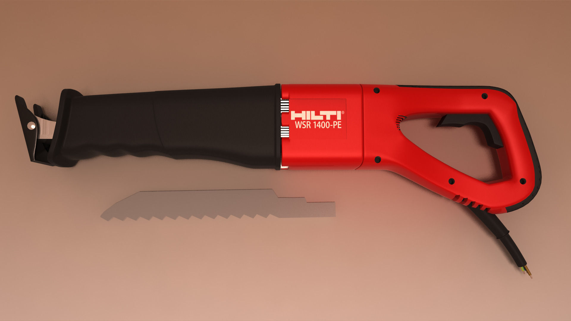 Hilti WSR 1400 PE - straightforward saw 3D model_2