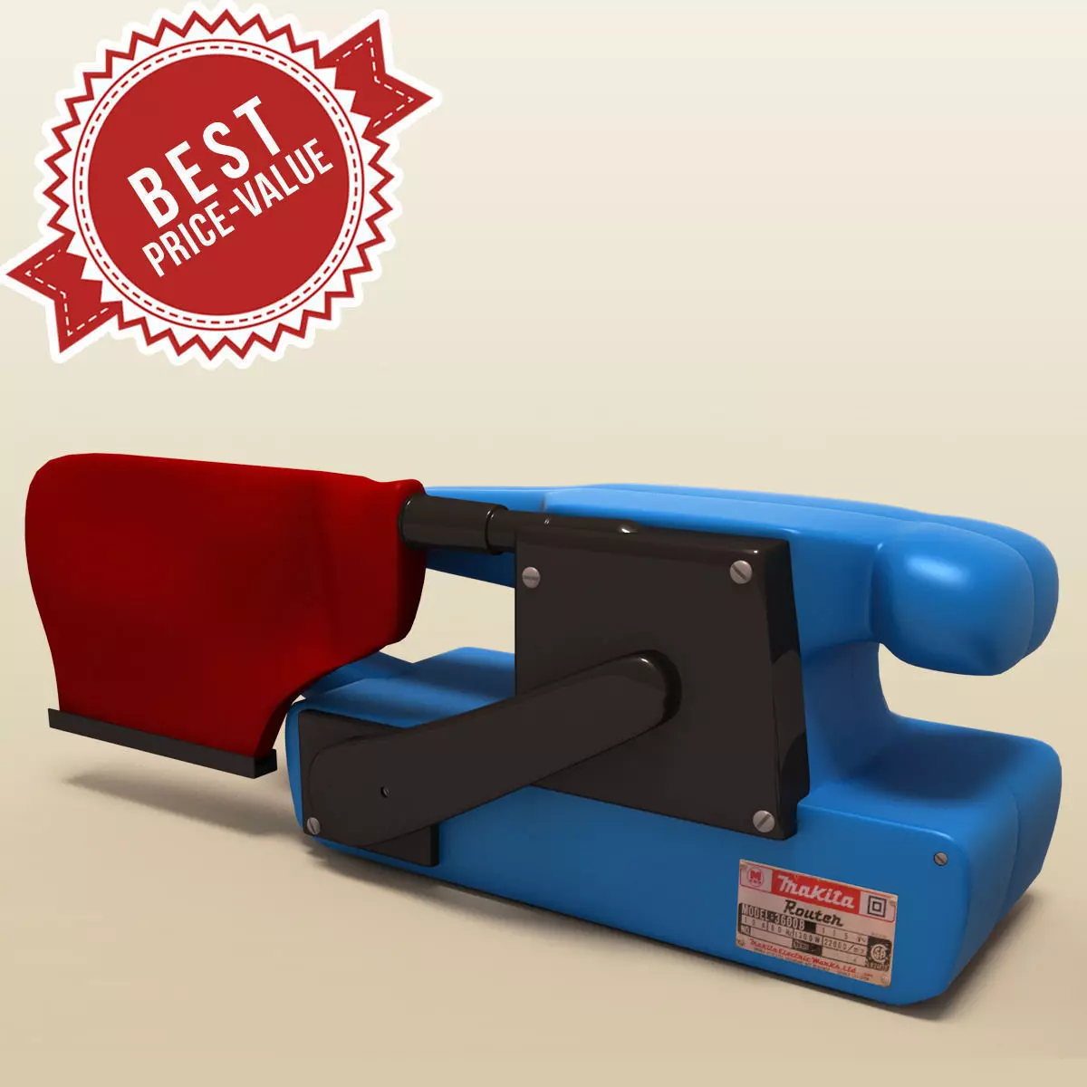 Grinding machine 3D model_0