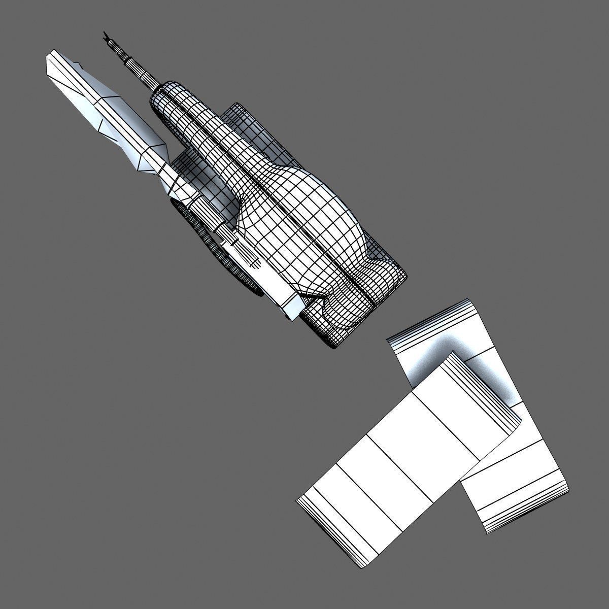 Grinding machine 3D model_12