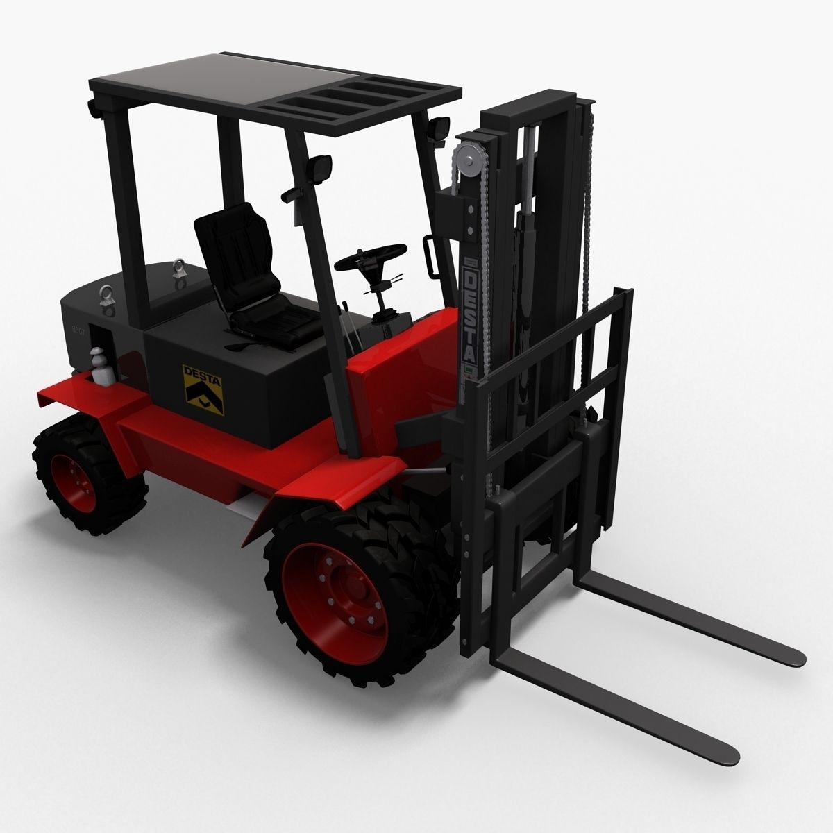 Hight Lift Truck Desta 3D model_6